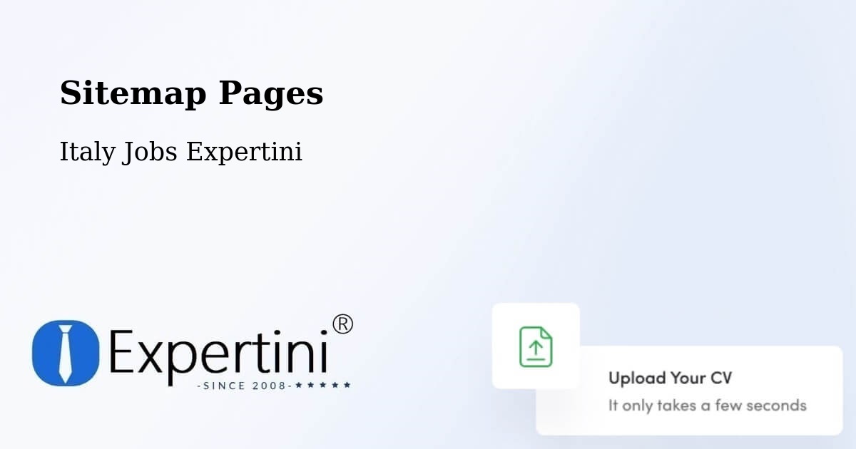 Sitemap Pages - Regoledo - Italy Jobs Expertini